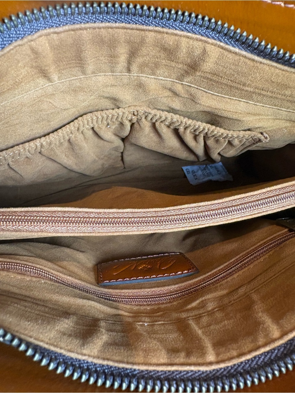 Patricia Nash Calvi Leather Satchel Handbag in Vintage Victorian Garden - Picture 15 of 16